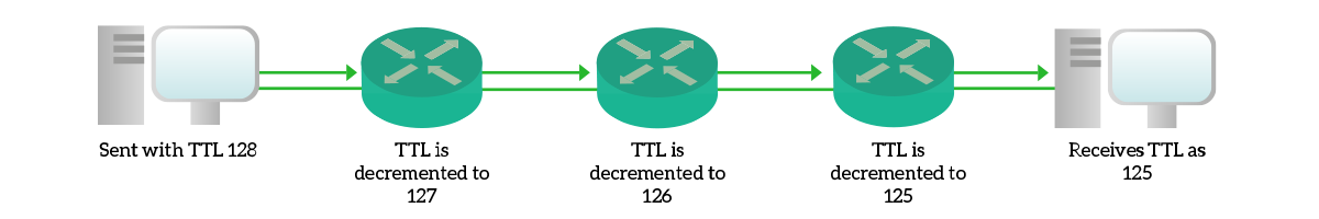 Router decrements TTL