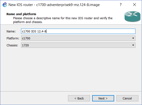 In this GNS3 tutorial, we explain how to name a Cisco IOS image when importing it in GNS3