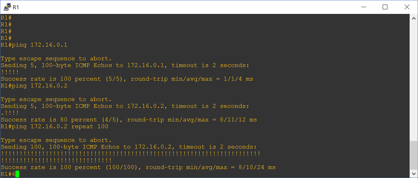 At the end of this lab about VMs in GNS3, you will be able to ping your host