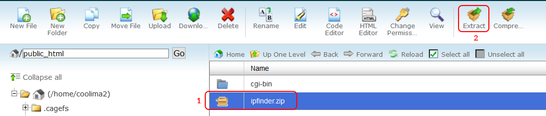 Extract the IPFinder to hack IP addresses