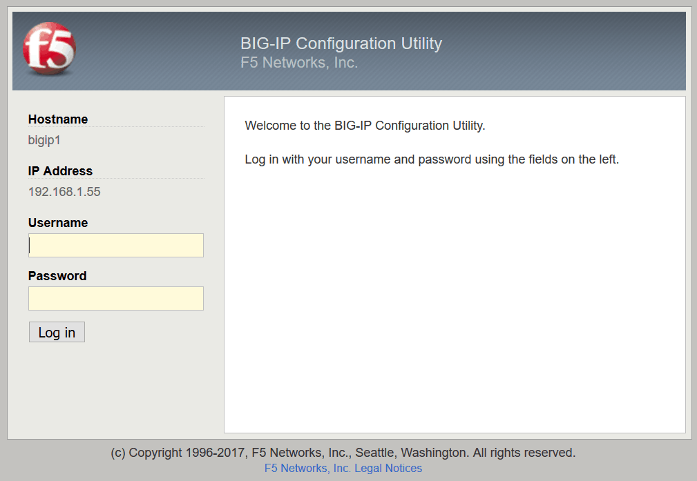 As part of this F5 LTM Tutorial, we will see the basic configuration of F5 on the web interface.