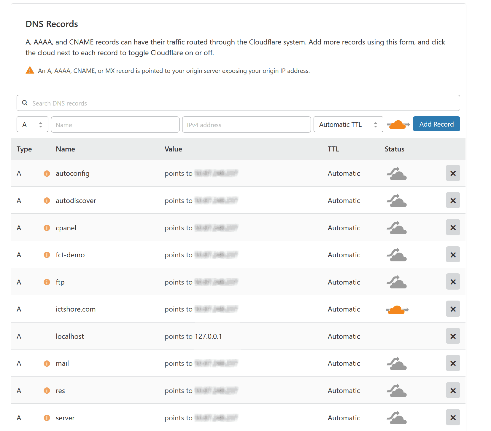 How to use CDN: configure your DNS in CloudFlare to send traffic to the CDN