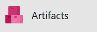 What is an artifact in code? Artifacts are packages of code ready for production, this is the link inside Azure.