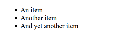 HTML Lists Tutorial: Unordered list can be created using the UL tag as outer and LI tag as inner. In this example, we create a bullet list