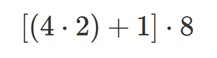 Formula Example