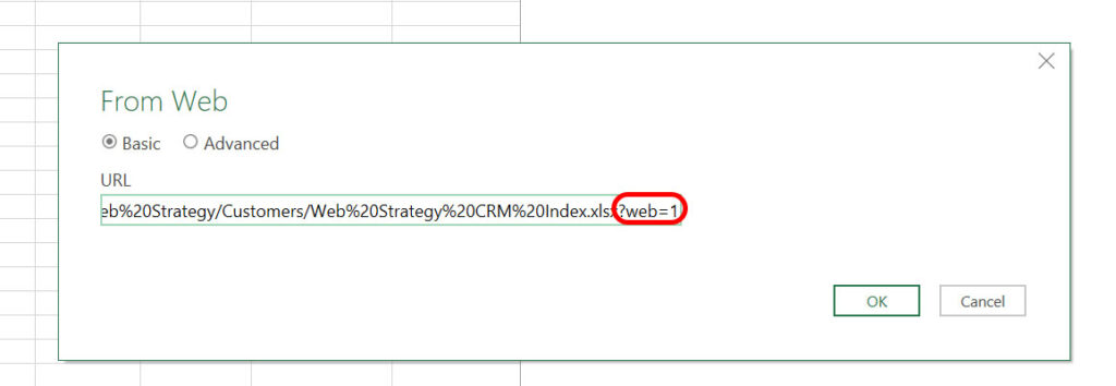 Import data is the final step for automatic sync in our project management with Excel guide