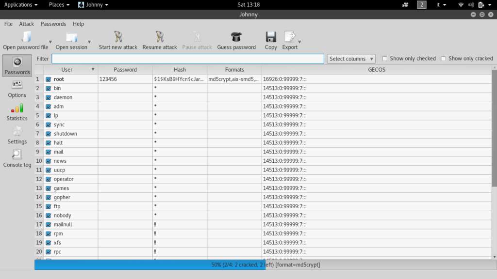 John the Ripper, a powerful tool for password cracking