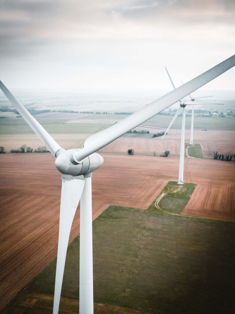 Effectiveness with wind turbines