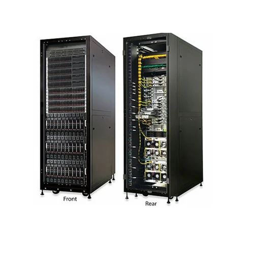 A rack contains multiple servers and it is the basic unit in a datacenter,